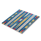 インドの模様 タイル (側面)