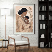 インドの母と子 ポスター