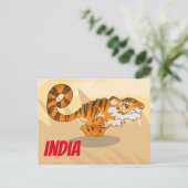 インドの漫画タイガー ポストカード (スタンド正面)