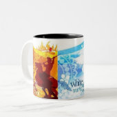 インドの独立記念日のマグ ツートーンマグカップ (正面左)