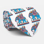 インドの王: 伝統的なインドの芸術 ネクタイ (ロール)