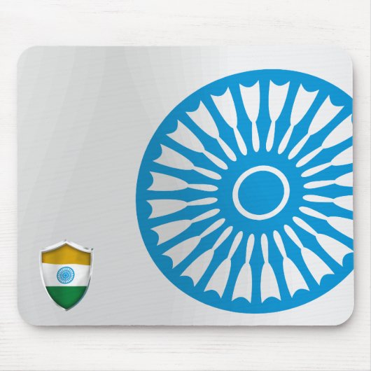 インドの盾 マウスパッド (正面)