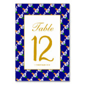 インドの祝賀会 結婚式の宴会 テーブルナンバー (裏面)