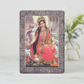 インドの神々 - ご招待カード 招待状 (スタンド正面)