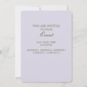 インドの神々/ガネーシャ - ご招待カード 招待状 (裏面)