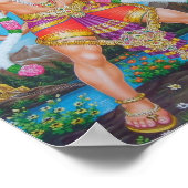 インドの神ハヌマン ポスター (角)