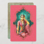 インドの神秘主義者22 – グリーティングカード 案内状 (正面/裏面)