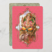 インドの神秘主義者23 – グリーティングカード 案内状 (正面/裏面)