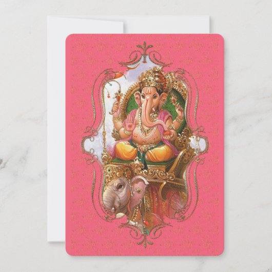 インドの神秘主義者23 – グリーティングカード 案内状 (正面)