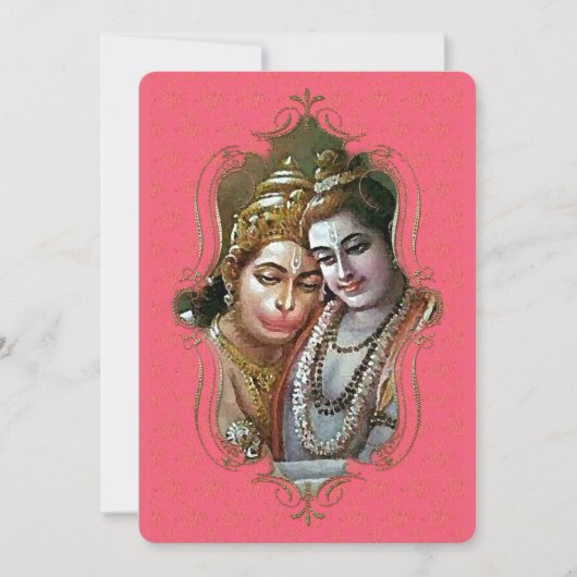 インドの神秘主義者27 – グリーティングカード 案内状 (正面)