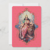 インドの神秘主義者28 – グリーティングカード 案内状 (正面)