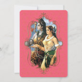 インドの神秘主義者31 – グリーティングカード 案内状 (正面)