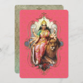 インドの神秘主義者33 – グリーティングカード 案内状 (正面/裏面)