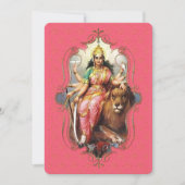 インドの神秘主義者33 – グリーティングカード 案内状 (正面)