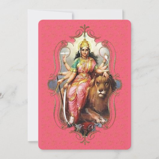 インドの神秘主義者33 – グリーティングカード 案内状 (正面)