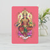 インドの神秘主義者35 – グリーティングカード 案内状 (スタンド正面)
