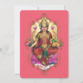 インドの神秘主義者35 – グリーティングカード 案内状 (正面)