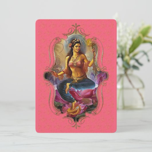 インドの神秘主義者47 – グリーティングカード 案内状 (スタンド正面)