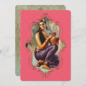 インドの神秘主義者48 – グリーティングカード 案内状 (正面/裏面)
