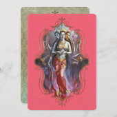 インドの神秘主義者53 – グリーティングカード 案内状 (正面/裏面)