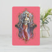 インドの神秘主義者53 – グリーティングカード 案内状 (スタンド正面)