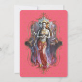 インドの神秘主義者53 – グリーティングカード 案内状 (正面)