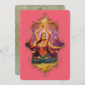 インドの神秘主義者54 – グリーティングカード 案内状 (正面/裏面)