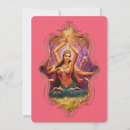インドの神秘主義者54 – グリーティングカード 案内状 (正面)