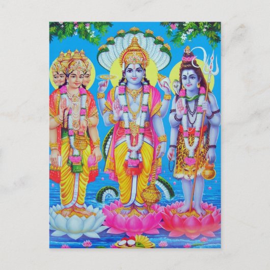 インドの神 ポストカード (正面)