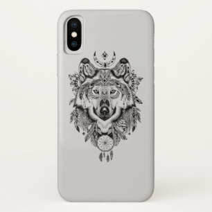 インドの種族のオオカミ iPhone X ケース