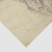 インドの種族を示す北アメリカの地図書の地図 薄葉紙 (詳細)