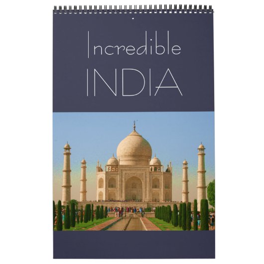 インドの素晴らしさ カレンダー (カバー)