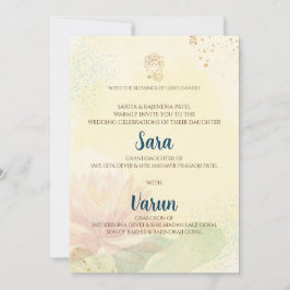 インドの結婚式カード デジタルヒンズー教の結婚式カード 招待状