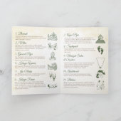 インドの結婚式ガイドとヒンズー教の式次第 プログラム (内部)