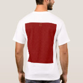 インドの結婚式ファミリーTシャツデザイン Tシャツ (裏面)