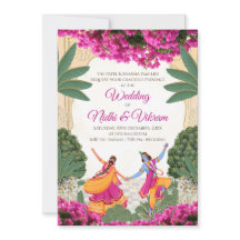 インドの結婚式招待状 & ヒンズー教の結婚式カード