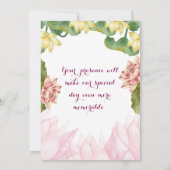 インドの結婚式招待状 招待状 (裏面)