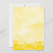 インドの結婚式 ハルディ式 招待状 (裏面)