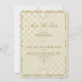 インドの結婚式III -日付カードを救って下さい セーブザデート (正面)