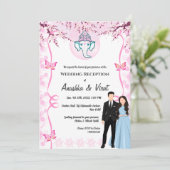 インドの結婚披露宴 招待状 (スタンド正面)