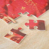 インドの美しいの花嫁の女の子の女性の女性の女神のギフト ジグソーパズル (側面)