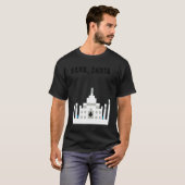 インドの美しいタジ・マハルのあるアーグラ Tシャツ (正面フル)