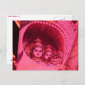 インドの美女をクリスタルで表現 ポストカード (正面/裏面)