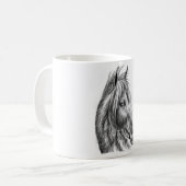 インドの羽 コーヒーマグカップ (正面左)