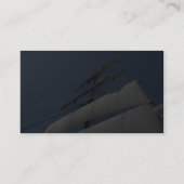 インドの船の帆ボートの星 名刺 (裏面)