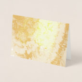 インドの花の花輪 箔カード (正面)