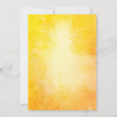 インドの花嫁 ハルディ式 ピーコック フラワー 招待状 (裏面)