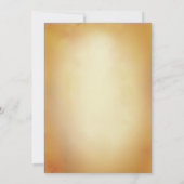 インドの花嫁 メヘンディ セレモニー ペアック フローラル 招待状 (裏面)