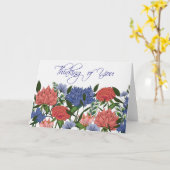 インドの花模様 カード (黄色い花)