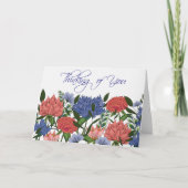 インドの花模様 カード (正面)